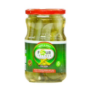 FourIslands Sliced Gherkin Spears With Dill 720g
