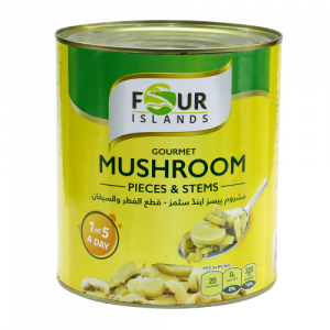 Mushroom - Pieces & Stems - 1300g (Can Food Easy to Open)