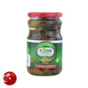Four Islands Hot Green Whole Jalapeno Pepper 680 GM