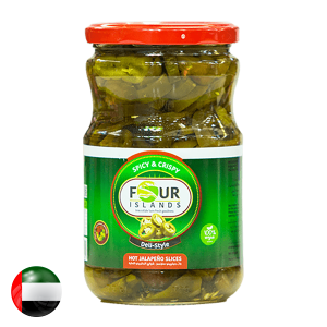 Four Islands Green Sliced Jalapeno Pepper Pickle 370g