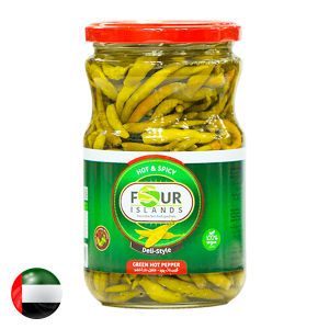 Four Islands Green Hot Pepper Pickle 720g