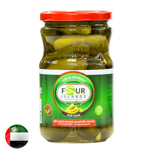 Four Islands Green Whole Jalapeno Pepper Pickle 720g