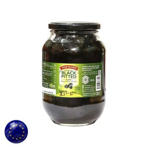 Four Islands Black Pitted Olives 830g