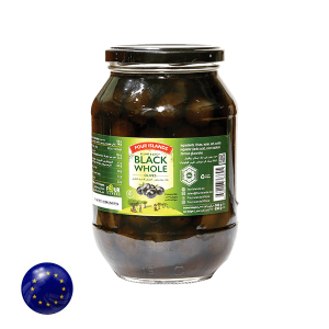Four Islands Black Whole Olives 830g