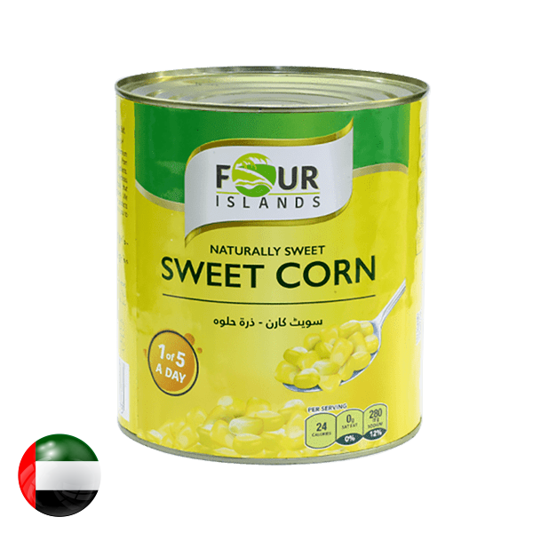 Four Islands Naturally Sweet Corn 800gm